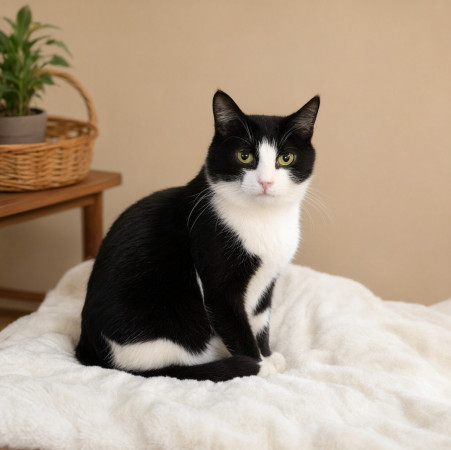 Кот Орео ищет дом В дар! , Черный с белым, Котельники, Кот в добрые руки
