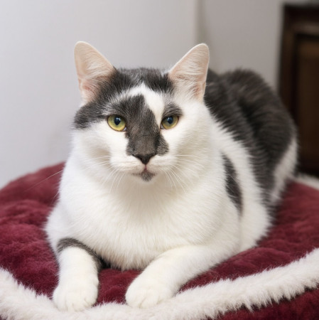 Особенный котик Барсик ищет дом. В дар! , Серый с белым, Котельники, Кот в добрые руки