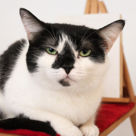 Кошка с бриллиантом на мордашке, Двухцветный, Котельники, Кошка в хорошие руки